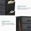 5-Drawer  Chest Of Drawers 45Cm W Bedroom Drawers-583437348