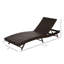 Chaise longue en acier avec méridienne