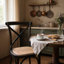 Arnulfo Cross Back Dining Chair, Hand-Finished Distressed Design, Stylish and Comfortable Seating for Any Room-109848230-123105669