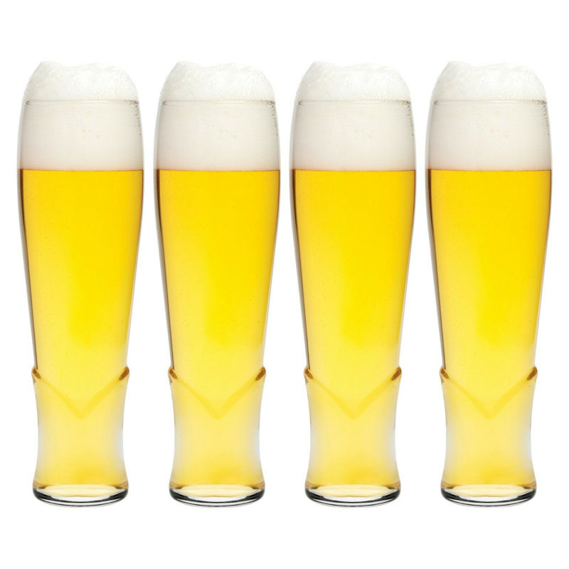 Lucrece 455ml Wheat Beer Glass Set, 4