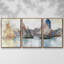 Bateaux dans le port du Havre, 1882, peinture sur toile 3 pièces-1644642519-1644642520