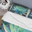 Ensemble de housse de couette en microfibre / polyester Green Succulents Majestic Agave II Bedding-1498141394