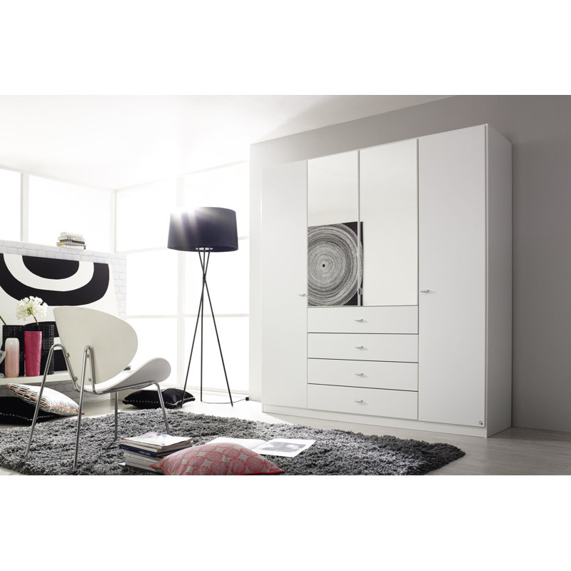 Sinsheim 4 Door Wardrobe, White