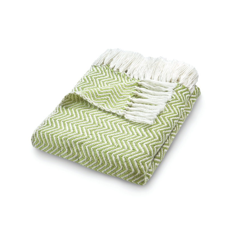 Declue Throw Blanket, Green