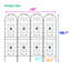 86.68 Ft. H x 19.65 Ft. W Galvanized Steel Gate with