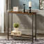 Patric Rustic Slim Wooden 75cm Console Table Entryway Hallway Living Room-182519525