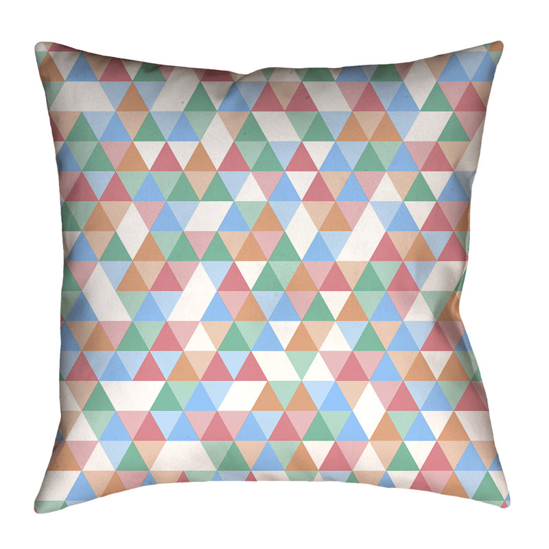 Housse de coussin Katelyn Elizabeth, 14 po x 14 po, Polyester sergé, Rose