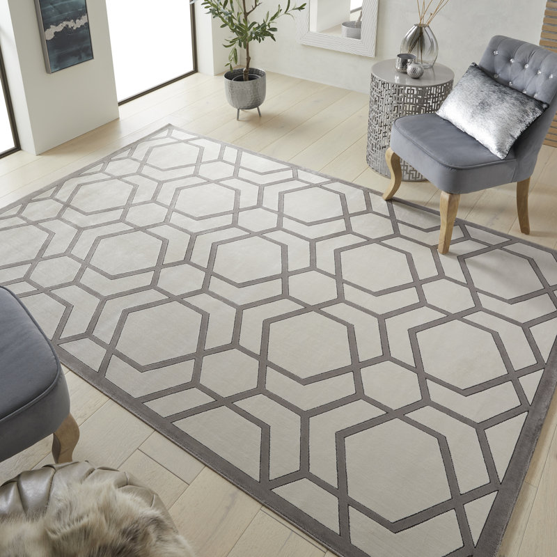 Kamanda Geometric Area Rug, Rectangle 240 x 300cm