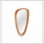Miroir décoratif en bois massif brun jaunâtre de 20 po x 30 po, pour chambre à coucher, salle de bain, salon, vestibule-129582931-129582929-129582928