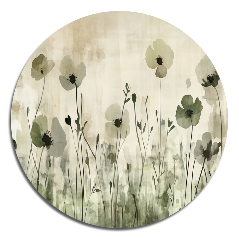 Jardin botanique en forme de feuilles botaniques rondes, L 23 po x H 23 po