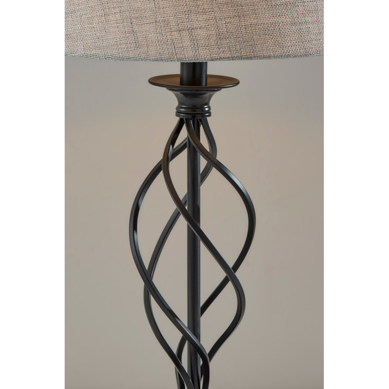 Darcy Table Lamp- Grey Tall Shade