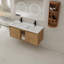 Meuble-lavabo mural 48 po avec double lavabo