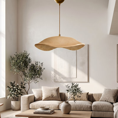 Aalto Round Sculptural Single Dome Chandelier