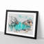 Lake Between the Mountains - Picture Frame Painting Print-56733532-56733533