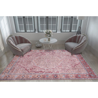 Luxurious Machine Washable Carpet, 100% Polyester, 7.5 x 10.8 Feet | Pile Height: 0.2 Inches, 1850 g/m² | Recycled Poly Cotton Underside, Easy Care, Perfect for Living Room & Bedroom, Soft & Durable Design