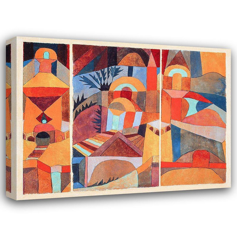 Art sur toile tendu par Latitude Run® Klee, Paul Gallery, Temple Gardens 61756, H 36 po x l 46 po