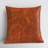 Emily Leather/Suede Throw Square Pillow-53137600