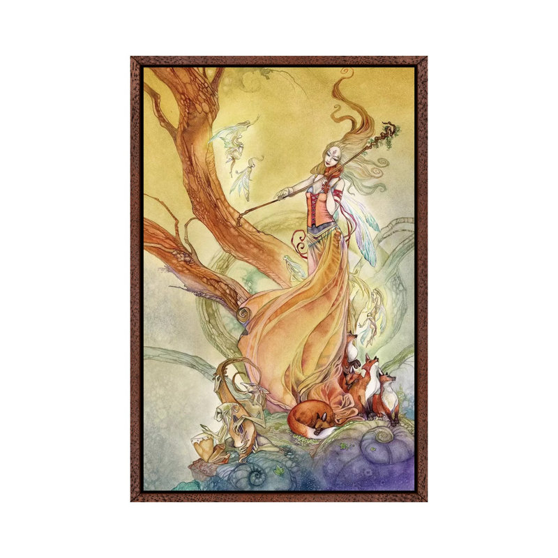 Music by Stephanie Law - Print on Canvas, Classic Brown Wood Framed, 152.5 cm H x 101.5 cm W