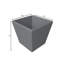 Pot de fleurs carré Kanok fabriqué à la main - Argile Fiberstone MGO avec drainage et trous de perçage pour une utilisation intérieure / extérieure-2038728487