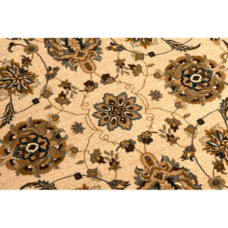 Devun Oriental Wool Area Rug, Rectangular 235 x 350cm, Beige/Brown