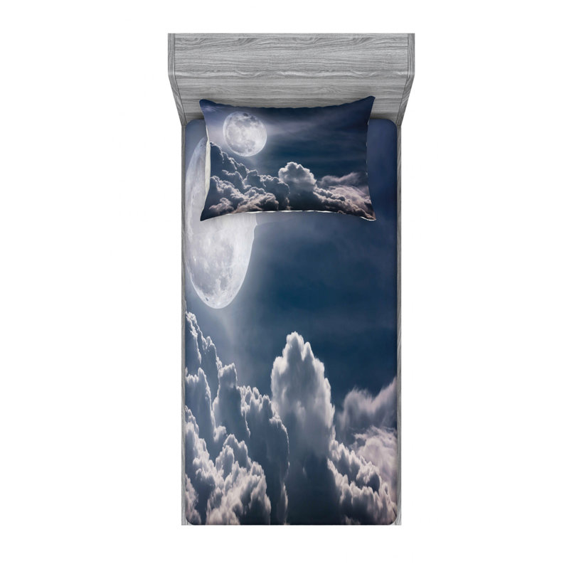 Microfiber Sheet Set, Twin Sheet Set with Fitted Sheet