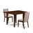 Rectangular Solid Wood Top With Dropleaf Dining Table Set-17390822-376484-376506