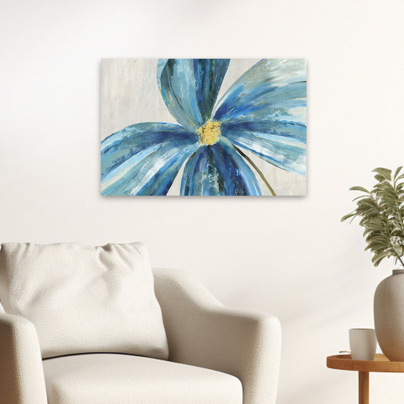 Plantes, fleurs, abstrait, art mural Ophelia II, H 16 po x l 24 po