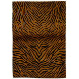 Hand Knotted Area Rug in Camel And Black