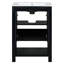 Ensemble de meuble-lavabo compact de style rétro 24 po x 18,3 po x 34,7 po Rayjohn avec lavabo en céramique et 2 portes à fermeture en douceur