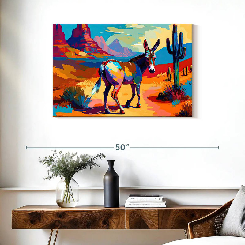 Brampt Southwestern Donkey, 24" H x 36" W