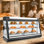 Anpuce 48" Stainless Steel Display Case Buffet Accessory, 3-Tier Commercial Food Warmer Countertop