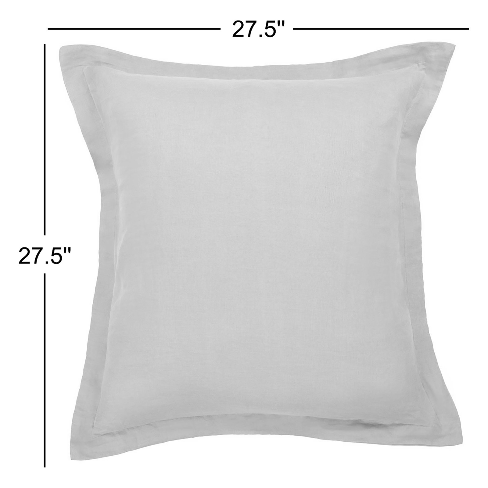 28" x 28" Linen Pillow Cover, Baltic