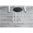 WHITE Adjustable Tempered Glass Drafting Printing Table With Chair-1000718794