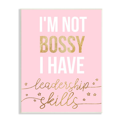 Not Bossy