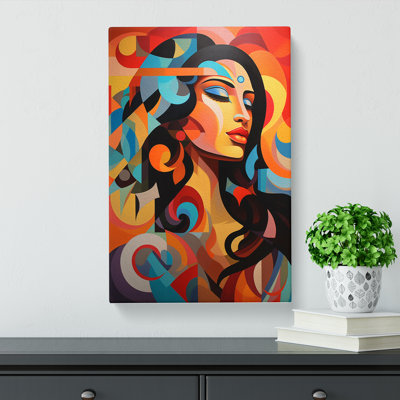 Indian Woman Orphism No.2 - No Frame Print