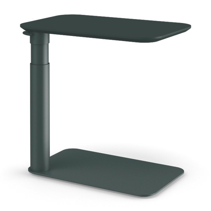 Float Micro With Cloud White Base And Vapor Gray Natural Linoleum Top, Green