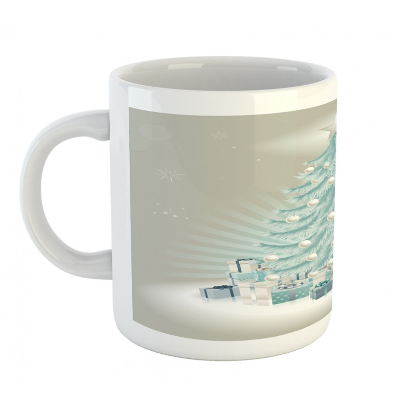 Grande tasse à café sapin
