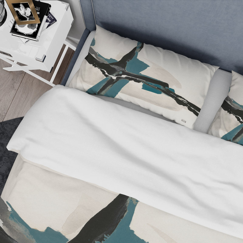 Glam Cerulean I - Ensemble de housse de couette transitionnel - Microfibre de polyester