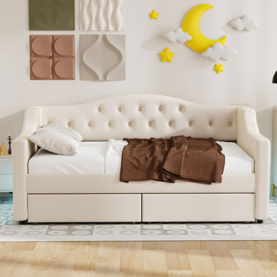 Daybed With Led Belt And 2 Drawers by Ivy Bronx