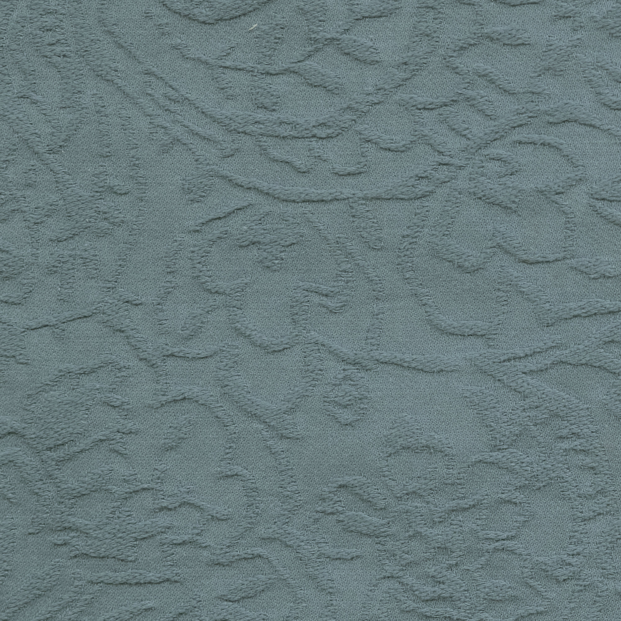 Inverted Pleat Single Lining Cotton Matelessre, Blue