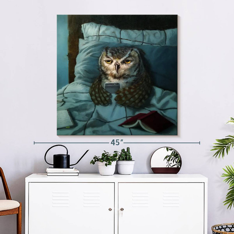 Ketti Bedroom Night Owl, 33" H x 33" W