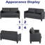 Canapé 2 places 57 "avec ports USB