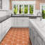 Spark C 7.87" x 9.09" Cement Patterned Wall & Floor Tile-66657160