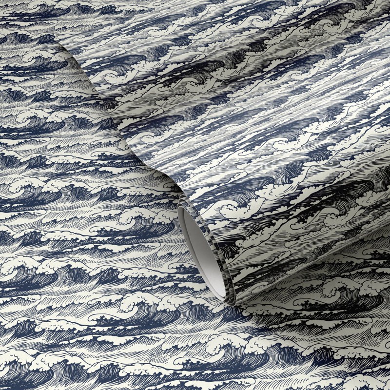 Abstract Wallpaper Roll by Getty Images, Navy II