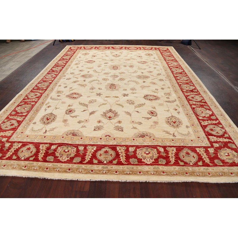 One-of-a-Kind 8'10" X 12'1" New Age Wool Area Rug in