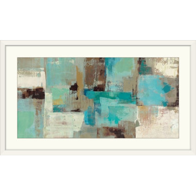« turquoise et aqua reflections », reproduction d’art