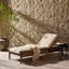 Brio Outdoor Teak Chaise Lounge