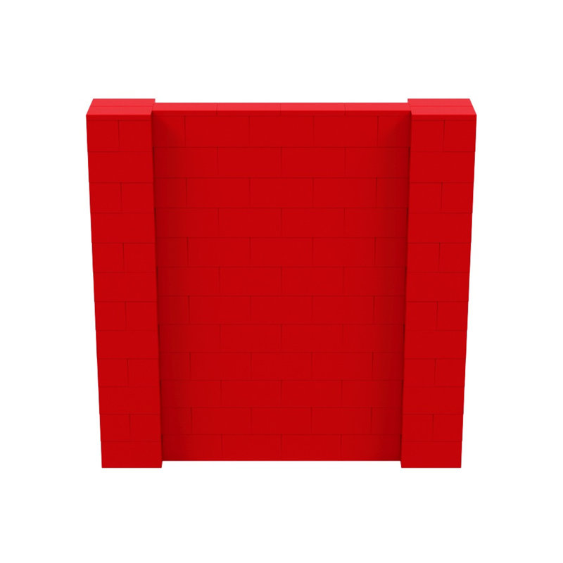 Cloison 1 panneau autoportante, Rouge, H 72 po x l 72 po x P 12 po
