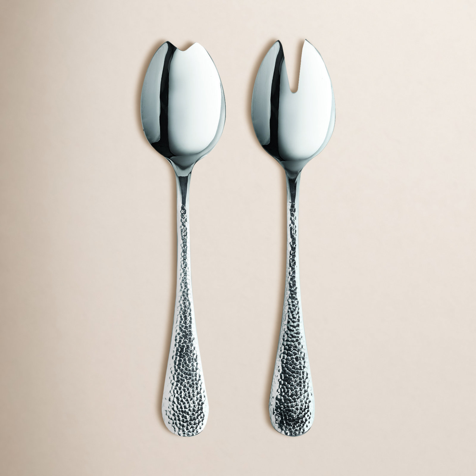 Epoque Stainless Steel Salad Servers, Silver