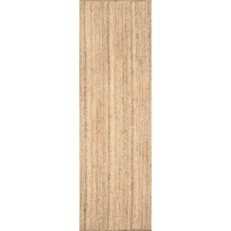 Buse Solid Colour Jute / Sisal Hand Woven Area Rug